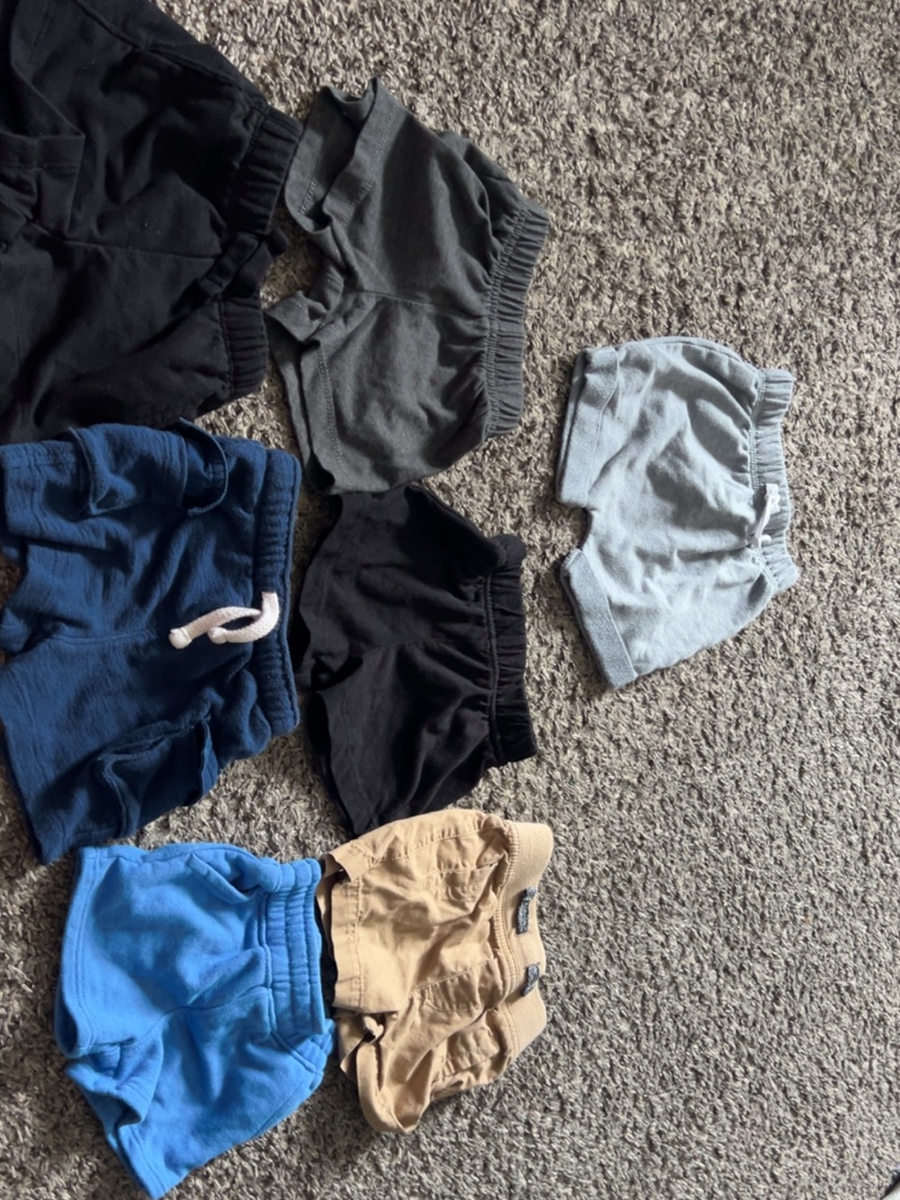 Mixed Colors Kids Cotton Shorts - Pack
